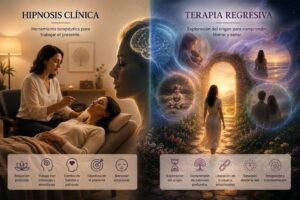 ¿Qué diferencia hay entre la hipnosis clínica y la terapia regresiva?